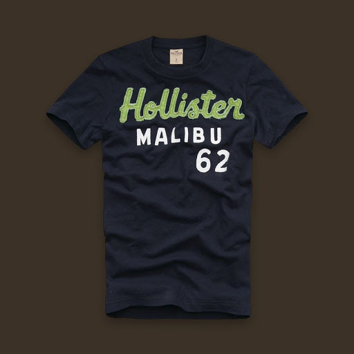 Hollister Hombres De Cuello Redondo Corto Remera HCO4037